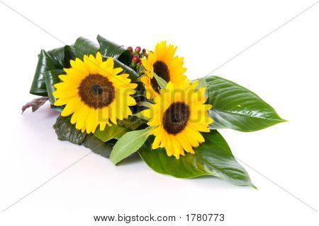 Stolní dekorace slunečnice