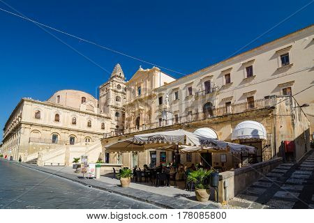 Church Of Saint Francis Immaculate In The Noto, Sicily, Italy