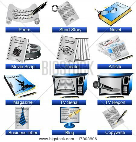 Iconos de la escritura