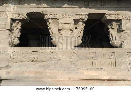 Ellora Caves Near Aurangabad In India
