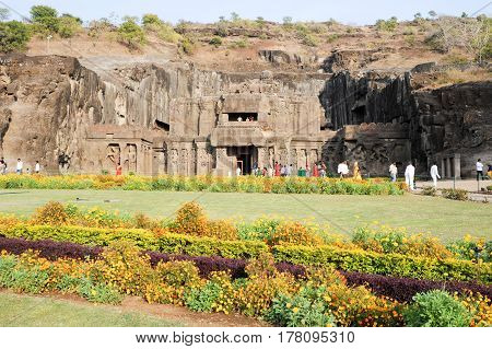 Kailas Temple In Ellora, Maharashtra State