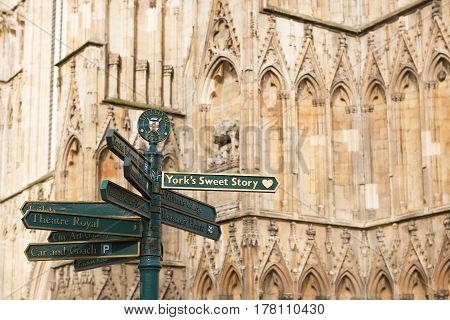 Most of the walks are well signposted in York