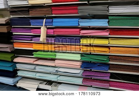 pieces of glittery fabric and felt cloth for sale in female hobby shop