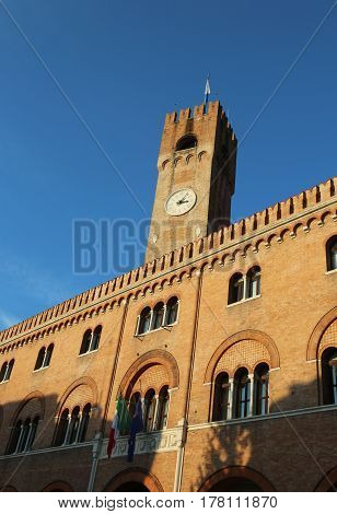 High Tower Of The Palace Of The Three Hundred In Piazza Dei Sign