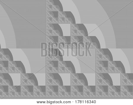 Grayscale Fractal Background
