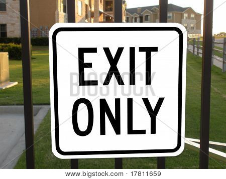 Exit egyetlen jel