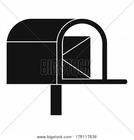 Mailbox icon. Simple illustration of mailbox vector icon for web