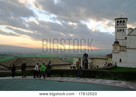 Basilica di San Francesco d'Assisi; Assisi, Italien