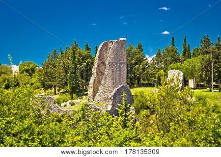 Old Town Drnis Ruins View