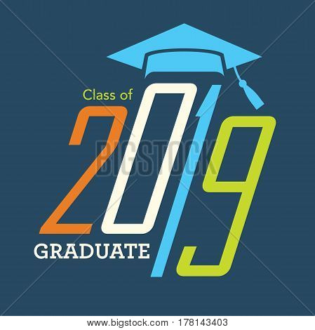 Class Of 2019 Congratulations Graduate Typography