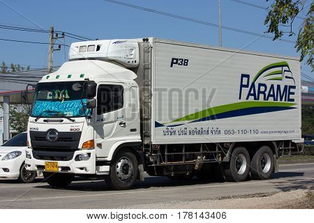 Container Truck Of Parame Logistics Transportation Company