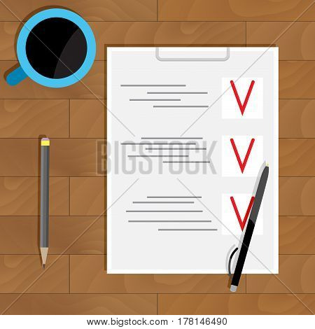 Plan day ?ompleted. Task project reminder management vector illustration