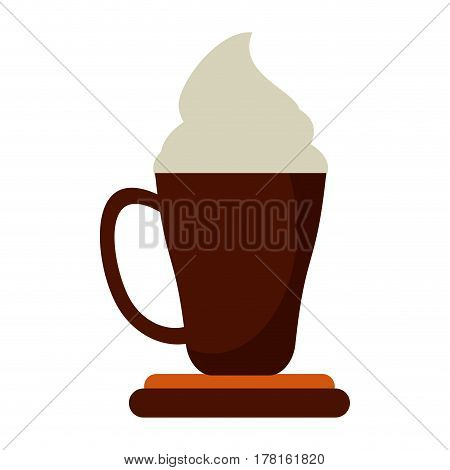coffee cup espresso cream vector illustration eps 10
