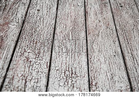 Texture Of Old White Paint On Black Boards