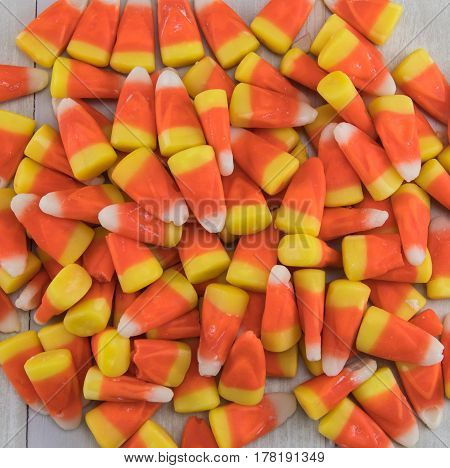 Pile of Candy Corn Close Up background image