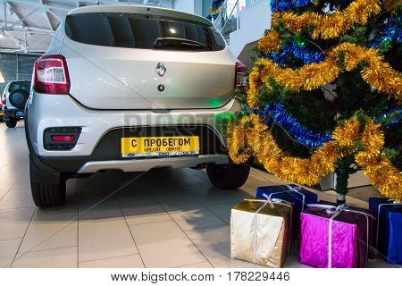 Showroom Of Dealership Chevrolet And Car In It In Kirov City In 2016