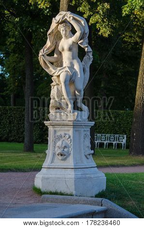 Statue of Galatea in the Catherine Park of Tsarskoye Selo