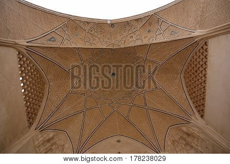 Noushabad and ancient underground city, Aran va Bidol, Kashan, Esfahan, Iran, March 23, 2017,  is considered one of the masterpieces of ancient architecture.