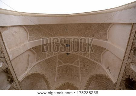 Noushabad and ancient underground city, Aran va Bidol, Kashan, Esfahan, Iran, March 23, 2017,  is considered one of the masterpieces of ancient architecture.