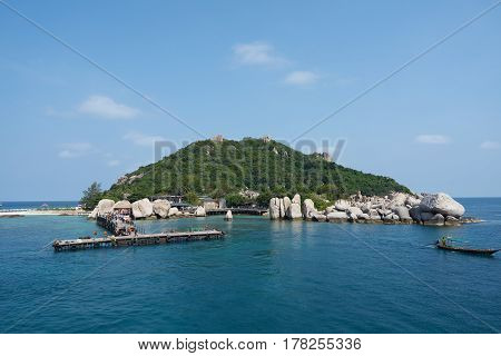 Small Island near Koh Phangan in Thailand