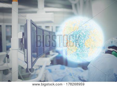 Innovation technologies in medical science. Abstract concept