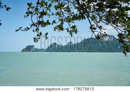 View at the small Island near Phuket Thailand