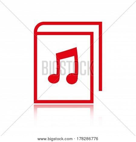 audiobook icon stock vector illustration flat design