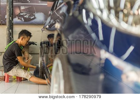 Cleaning The Car