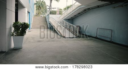 walkway stairs outdoor and background photo stock
