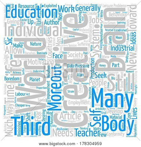 Get Creativity text background word cloud concept