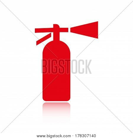 extinguisher icon  stock vector illustration flat design