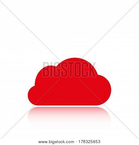cloud icon stock vector illustration flat design