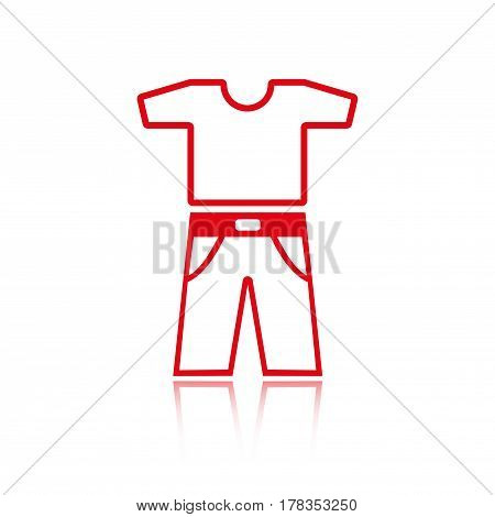 clothing icon stock vector illustration flat design