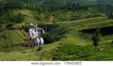 St. Clair's Falls is one of the widest waterfalls in Sri Lanka and is commonly known as the 
