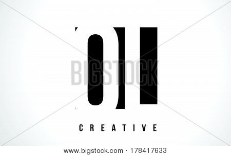 Ql Q L White Letter Logo Design With Black Square.