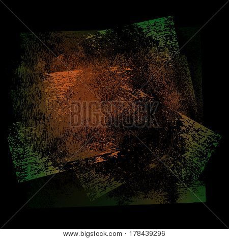 splattered black grungy background vector illustration EPS10