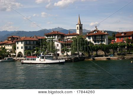 Lago Maggiore og Isola Superiore (dei Pescatori), italienske alper