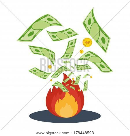 Money In Flame