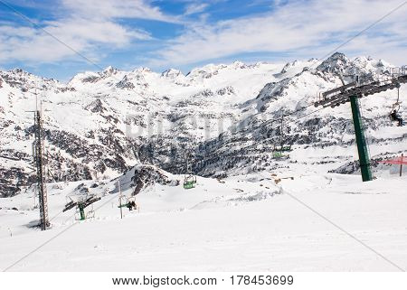 Alpine Winter Landscape