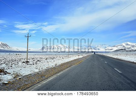 Barf Anbar, Fereydunshahr ski resort, Esfahan, Iran in the spring time
