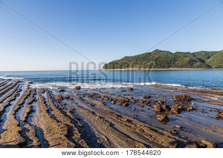 Nichinan Coastline From Phoenix, Viewpoint In Miyazaki, Kyushu, Japan