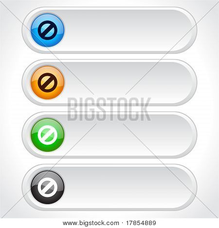 Schaltflächen für Web. Vektor.