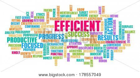 Efficient Word Cloud Concept on White