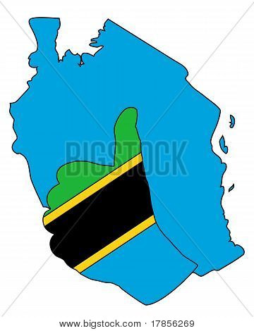 Segnale di mano dalla Tanzania