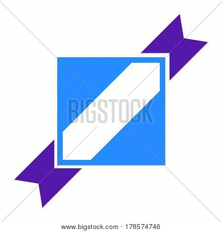 Seal Stamp Template flat vector pictogram. Flat style.