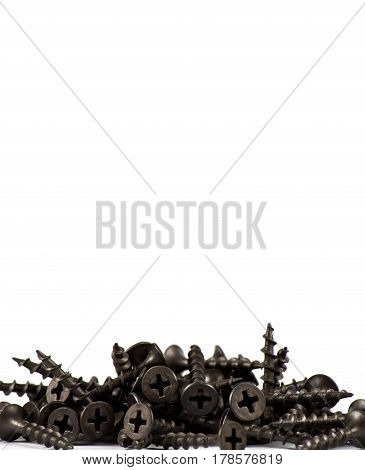 Self-tapping Screw Isolated On White