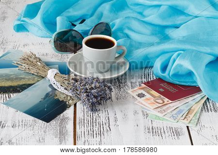 Silk Skarf With Coffee