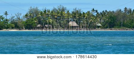 Panoramic Landscape View Of Nanuya Levu Island In Fiji