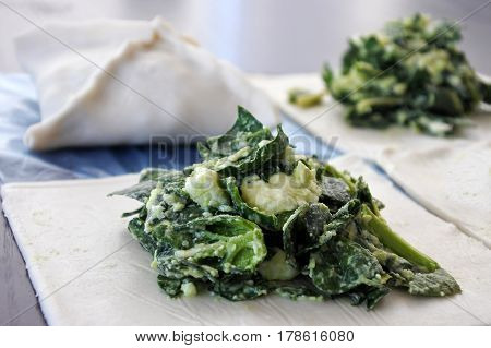 Bourekas With Kashkaval Cheese And Spinach
