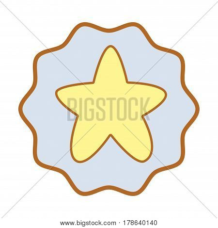 symbol cuite light star image, vector illustration design
